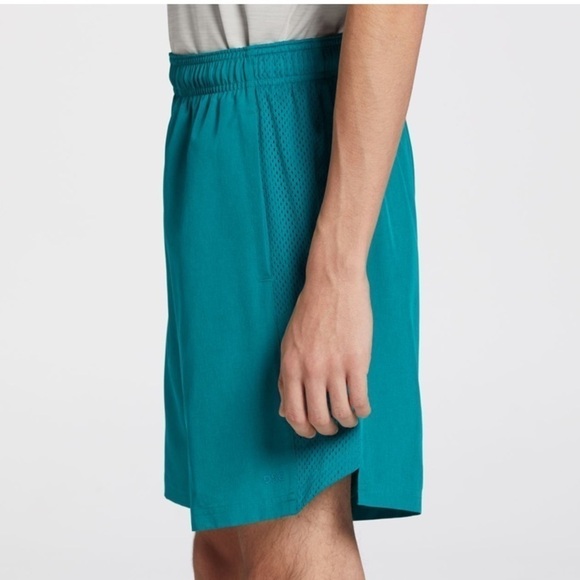 DSG || NWT Dick Sports Teal Motif Mesh Training Boys' Woven Loose Fit Shorts L - Picture 2 of 4